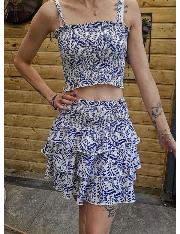 2 piece set blauw